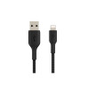 BELKIN Cable USB vers Lightning tréssé en 1 m Noir