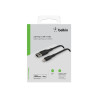 BELKIN Cable USB vers Lightning tréssé en 1 m Noir