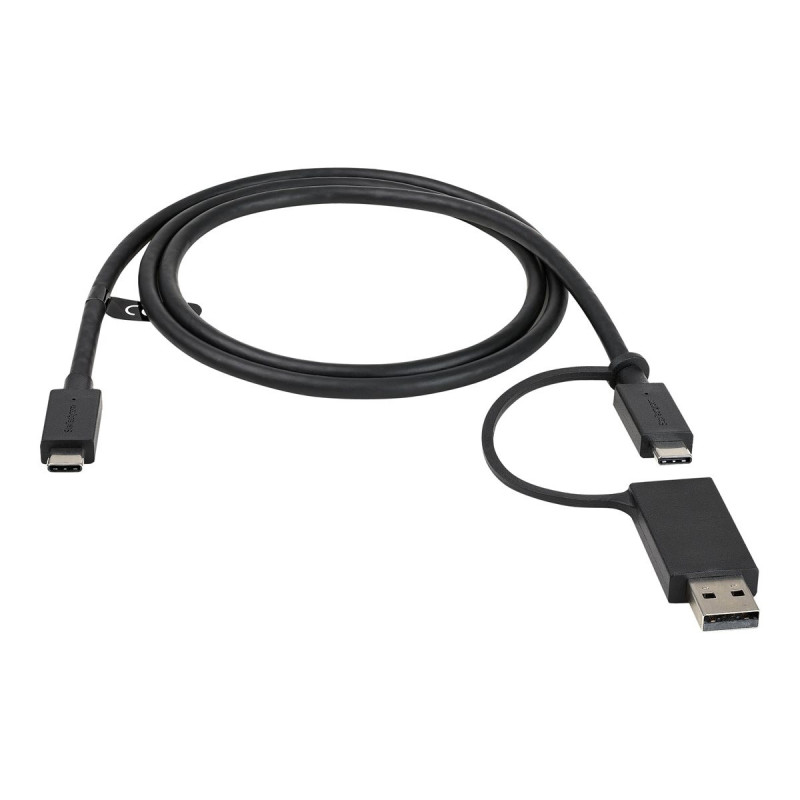 StarTech Câble USB-C avec Adaptateur USB-A 1m - Câble Hybride 2-en-1 USB C avec USB-A - USB-C vers USB-C (10Gbps/100W PD) - U...
