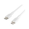 Belkin Câble USB-C vers Lightning 2 m blanc