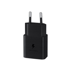 Samsung Chargeur Secteur 15W, Port USB Type C (sans câble) Noir