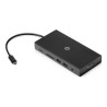 HP Travel Hub - réplicateur de port - USB-C - VGA, HDMI