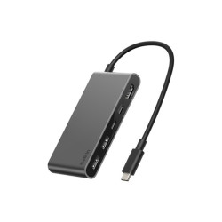 Belkin Hub USB-C avec HDMI, 2xUSB-C et 2xUSB-A, Passthrough 100W