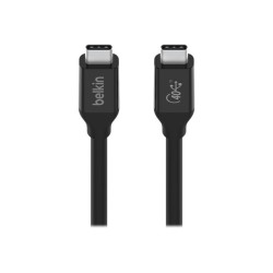 Belkin Câble USB4 en 0,8 m rétrocompatible USB3, 100W