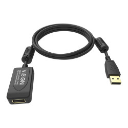 Câble d'extension actif USB 2.0 de qualité installation VISION - GARANTIE À VIE