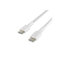 Belkin Câble tressé USB-C USB-C 1m blanc