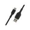 Belkin Câble tressé USB-A USB-C 1m noir