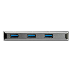 StarTech.com Hub USB-C 3 ports USB et lecteur de carte SD - 2x USB-A, 1x USB-C - 10 Gbps - Cable hote integre de 25 cm (HB31C...