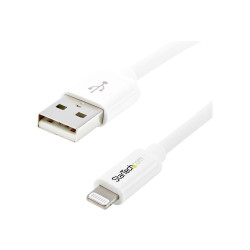 Startech Câble Apple® Lightning vers USB pour iPhone, iPod, iPad 2 m Blanc - Câble iPhone 5 - Chargeur Synchronisation Lightn...