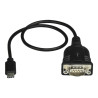 StarTech.com Câble adaptateur USB-C vers série - USB C vers RS232 - Compatible avec Windows / macOS / Linux - câble USB / sér...