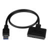 StarTech.com Adaptateur USB 3.1 (10 Gb/s) pour disque dur SATA avec UASP - Câble USB 3.1 vers HDD / SSD SATA III 6 Gb/s - con...