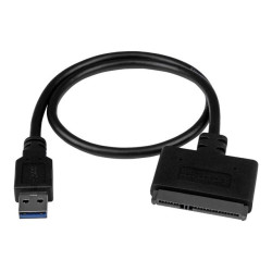 StarTech.com Adaptateur USB 3.1 (10 Gb/s) pour disque dur SATA avec UASP - Câble USB 3.1 vers HDD / SSD SATA III 6 Gb/s - con...