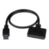 StarTech.com Adaptateur USB 3.1 (10 Gb/s) pour disque dur SATA avec UASP - Câble USB 3.1 vers HDD / SSD SATA III 6 Gb/s - con...