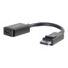 C2G 8in DisplayPort to HDMI Adapter - DP to HDMI Adapter - 1080p - Black - M/F - adaptateur vidéo - DisplayPort / HDMI - 20.3 cm
