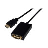 MCL - Convertisseur en câble HDMI vers VGA avec audio - 22cm