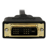 StarTech.com Câble Adaptateur Mini HDMI® vers DVI-D M/M pour Tablet et Caméra - 1x Mini HDMI (Type C) Mâle, 1x DVI-D (18+1) M...