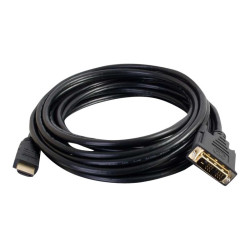 C2G Câble HDMI vers DVI de 2 m (6 pi) - Câble adaptateur HDMI vers DVI-D - 1080p - M/M - câble adaptateur - HDMI / DVI - 2 m