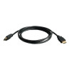 C2G 5ft 4K HDMI Cable with Ethernet - High Speed HDMI Cable - M/M - câble HDMI avec Ethernet - 1.52 m