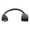 Startech Cable de protection pour port HDMI Ultra HD 4k x 2k - M/F (HDMIEXTAA6IN) - câble de rallonge HDMI - 15.2 cm