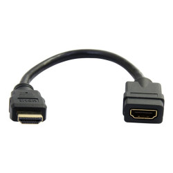 Startech Cable de protection pour port HDMI Ultra HD 4k x 2k - M/F (HDMIEXTAA6IN) - câble de rallonge HDMI - 15.2 cm