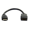 Startech Cable de protection pour port HDMI Ultra HD 4k x 2k - M/F (HDMIEXTAA6IN) - câble de rallonge HDMI - 15.2 cm