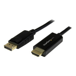 Startech Câble adaptateur DisplayPort vers HDMI de 5 m - Convertisseur DP vers HDMI avec câble intégré - M/M - Ultra HD 4K -...