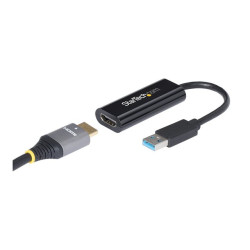 Startech Adaptateur USB vers HDMI - Carte graphique externe - USB 3.0 - Slim - 1080p - Adaptateur multi-écrans - câble adapta...