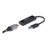Startech Adaptateur USB vers HDMI - Carte graphique externe - USB 3.0 - Slim - 1080p - Adaptateur multi-écrans - câble adapta...