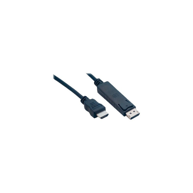 MCL - Câble DisplayPort mâle / HDMI mâle - 2m Noir