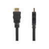 Startech Câble HDMI haute vitesse Ultra HD 4k x 2k de 1,5m - Cordon HDMI vers HDMI - Mâle / Mâle - Noir - Plaqués or - câble...