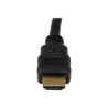 Startech Câble HDMI haute vitesse Ultra HD 4k x 2k de 1,5m - Cordon HDMI vers HDMI - Mâle / Mâle - Noir - Plaqués or - câble...