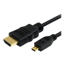 StarTech.com Câble HDMI haute vitesse avec Ethernet 1 m - HDMI vers HDMI Micro - M/M - câble HDMI avec Ethernet - 1 m