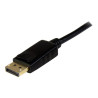 StarTech.com Câble adaptateur DisplayPort vers HDMI de 1 m - Convertisseur DP vers HDMI avec câble intégré - M/M - Ultra HD 4...