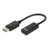 DLH câble adaptateur - DisplayPort / HDMI - 23 cm