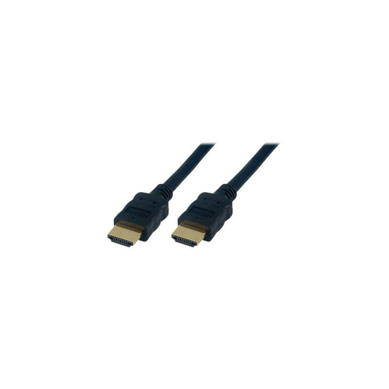 MCL - Câble HDMI haute vitesse 3D / 4K avec Ethernet mâle / mâle - 2m
