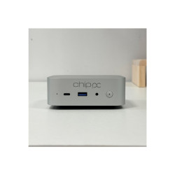 CUBEX Silver Mini PC Wi312256S Windows 11 Pro CPU , I3 1215U 256GB SSD/12GB LPDDR5