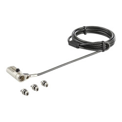 StarTech.com Câble de verrouillage à combinaison de 2 m pour ordinateur portable - Pour K-Slot, Nano, Wedge Slot - câble de s...