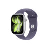 Apple Watch Series 11 (GPS) - aluminium argenté - montre intelligente avec bande sport - brouillard violet - 64 Go