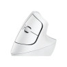 Logitech Lift Vertical Ergonomic Mouse - souris verticale - Bluetooth, 2.4 GHz - blanc cassé
