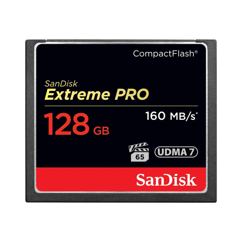 SanDisk Extreme PRO - carte mémoire flash - 128 Go - CompactFlash