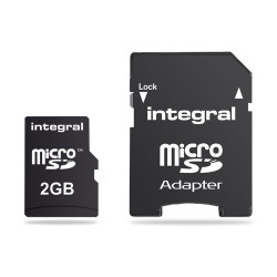 Integral - carte mémoire flash - 2 Go - micro SD