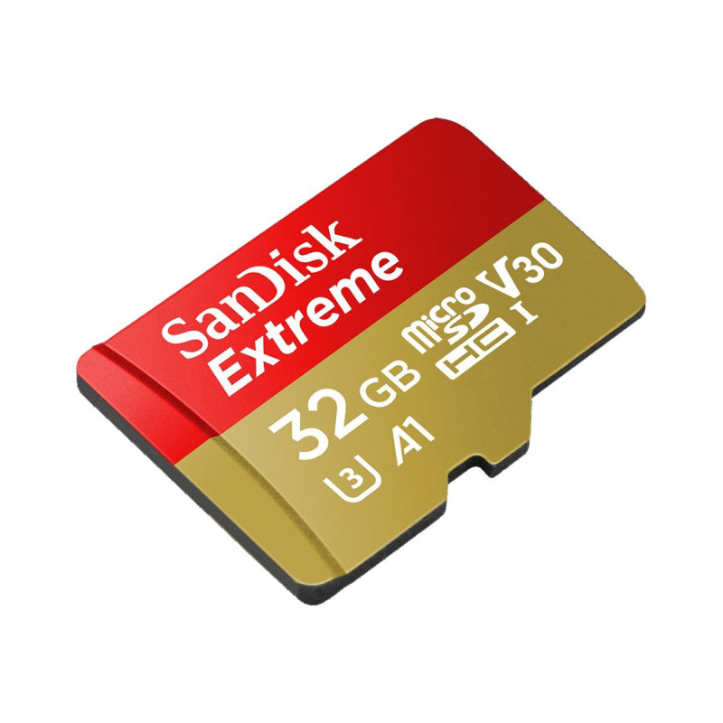 SanDisk Extreme - carte mémoire flash - 32 Go - microSDHC UHS-I
