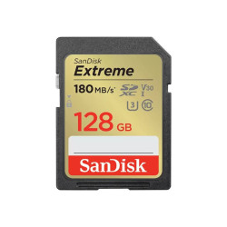 SanDisk Extreme PLUS - carte mémoire flash - 128 Go - SDXC UHS-I
