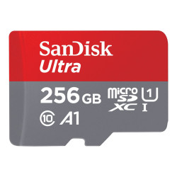 SanDisk Ultra - carte mémoire flash - 256 Go - microSDXC UHS-I