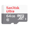 SanDisk Ultra - carte mémoire flash - 64 Go - microSDXC UHS-I
