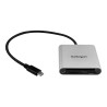 Startech Lecteur et enregistreur multicartes USB 3.0 avec USB-C pour cartes mémoire SD, microSD et CompactFlash - Câble USB-C...