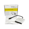 Startech Lecteur et enregistreur multicartes USB 3.0 avec USB-C pour cartes mémoire SD, microSD et CompactFlash - Câble USB-C...