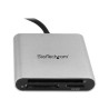 Startech Lecteur et enregistreur multicartes USB 3.0 avec USB-C pour cartes mémoire SD, microSD et CompactFlash - Câble USB-C...