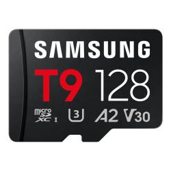 Samsung T9 MB-MH128T - carte mémoire flash - 128 Go - microSDXC UHS-I
