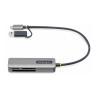 StarTech.com Lecteur de Cartes Mémoire Multi-Média USB 3.0, SD/microSD/CF - lecteur de carte - USB 3.0/USB-C